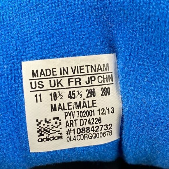 adidas Red and Blue Athletic Shoes - Picture 7 of 8